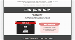 Desktop Screenshot of cuirpourtous.com