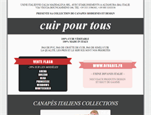 Tablet Screenshot of cuirpourtous.com